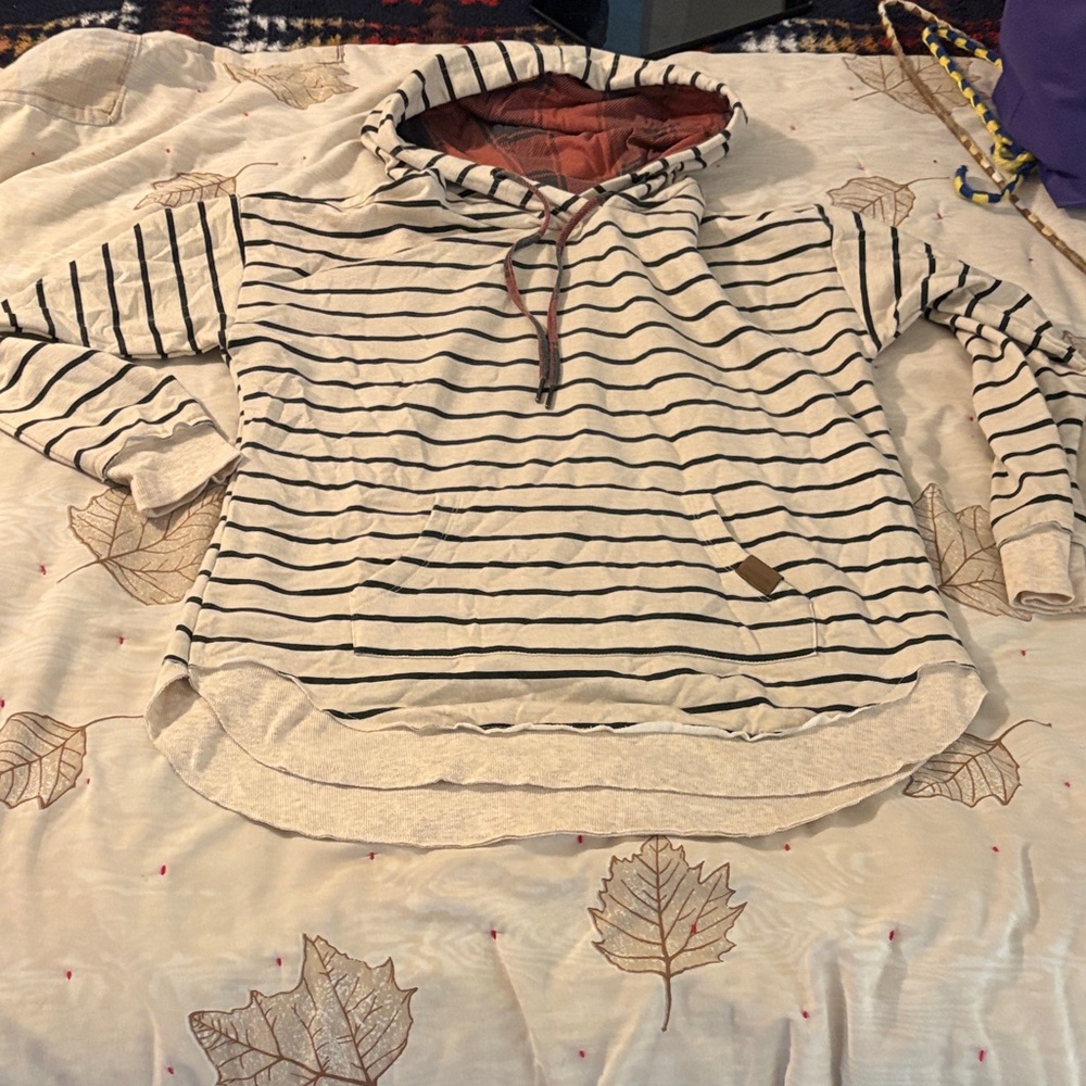 Striped hoodie